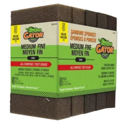 Gator 3-in X 5-in All Purpose Medium Fine Sanding Sponge - 5-Pack