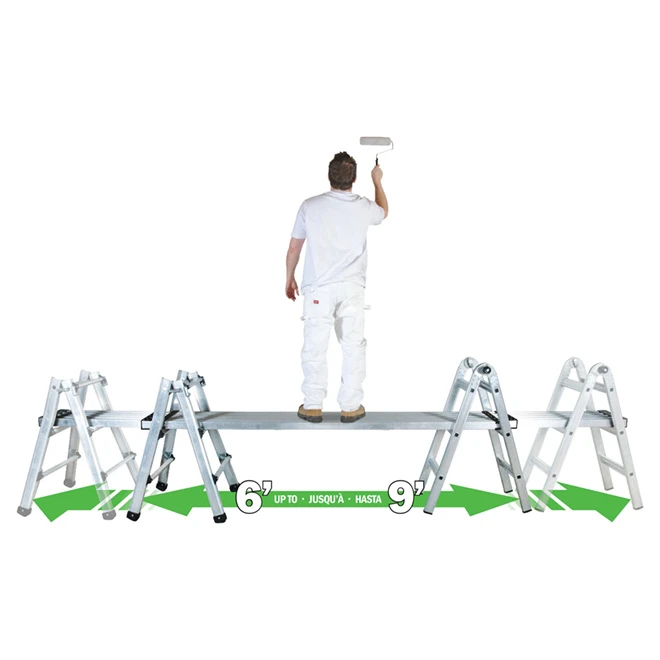 MetalTech Telescopic Work Plank - Aluminium - 8-ft To 13-ft - 250-lb Load Capacity 2 MetalTech Telescopic Work Plank - Aluminium - 8-ft To 13-ft - 250-lb Load Capacity - Image 2