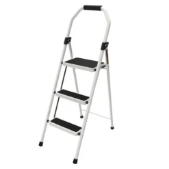 Metaltech 3-Step Household Stool - 225-lb Capacity - Steel