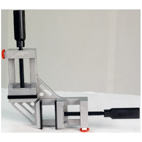 Wolfcraft Angle Corner Clamp - Quick Release - Steel Jaw Pads - Ergonomic Handle 1 Wolfcraft Angle Corner Clamp - Quick Release - Steel Jaw Pads - Ergonomic Handle