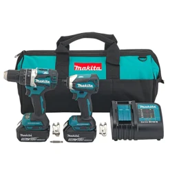 Makita 18 V Cordless Hammer Drill And Impact Driver Set - 6 Pieces
