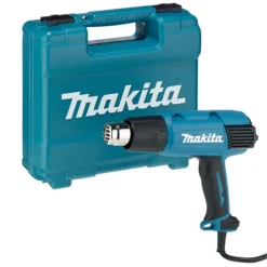Makita Heat Gun - 2 Power Levels - 1560 W - 13 A - Teal Blue