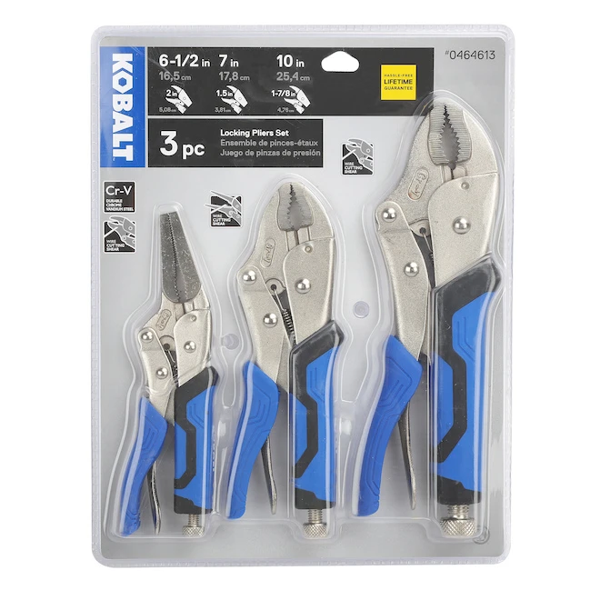 Kobalt Locking Pliers Set - 3 Pieces 2 Kobalt Locking Pliers Set - 3 Pieces - Image 2