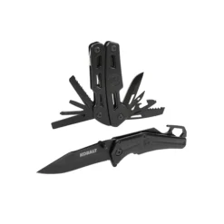 Kobalt 14-in-1 Multi-Function Pliers With Knife - 2 Pieces - Steel - Black