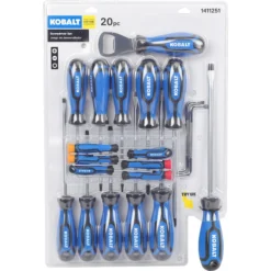 Kobalt Screwdriver Set, 20 Pieces