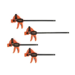 Pony Expandable Steel Ratchet Clamp Set - 2x 6-in 2x 12-in