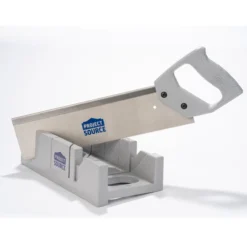 Project Source ABS Plastic Mitre Box With Carbon Steel Blade Saw - 14-in -ToolPro Sales Store 19225248 L