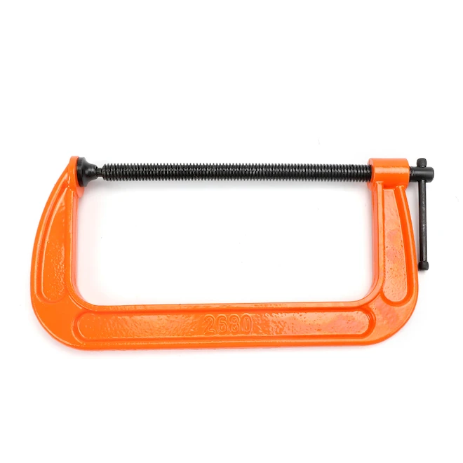 Pony 2600 8-in C-Clamp - Powder Coated Orange Finish 2 Pony 2600 8-in C-Clamp - Powder Coated Orange Finish - Image 2