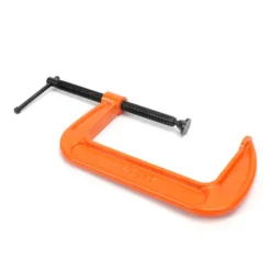 Pony 2600 6-in C-Clamp - Powder Coated Orange Finish
