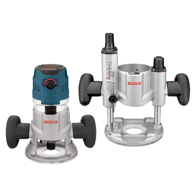 Bosch 2.3 HP Variable-Speed Corded Fixed/Plunge Base Router Combo Kit 4 Bosch 2.3 HP Variable-Speed Corded Fixed/Plunge Base Router Combo Kit - Image 4
