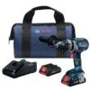 Bosch Cordless Hammer Drill Kit - 1/2" - 18 V Lithium-Ion