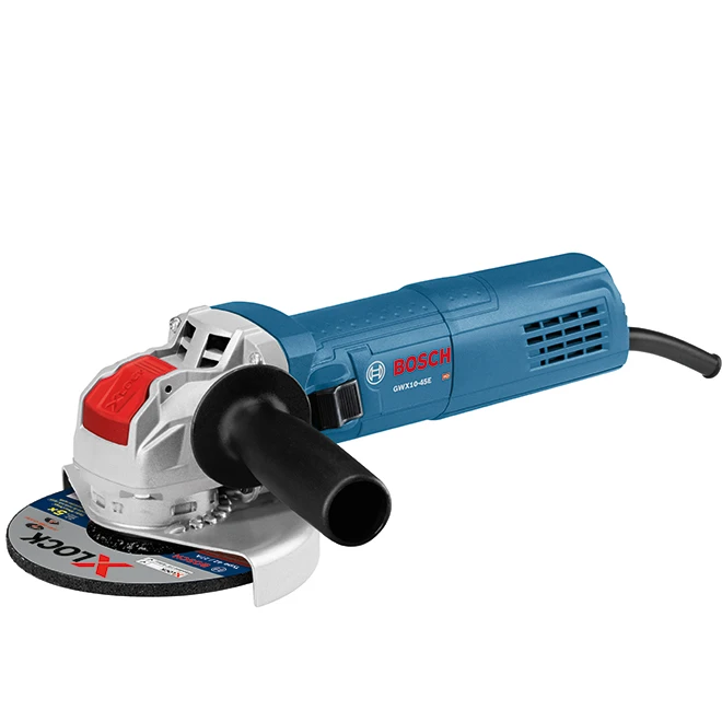 Bosch 4 1/2-in X-Lock Ergonomic Corded Angle Grinder - 10-Amp Motor - 11000 RPM - Lock-In Slide Switch 1 Bosch 4 1/2-in X-Lock Ergonomic Corded Angle Grinder - 10-Amp Motor - 11000 RPM - Lock-In Slide Switch