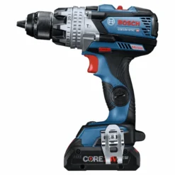 Bosch 18V Brushless 1/2-in Hammer Drill/Driver Kit With 2 CORE18V 4.0 Ah Compact Batteries