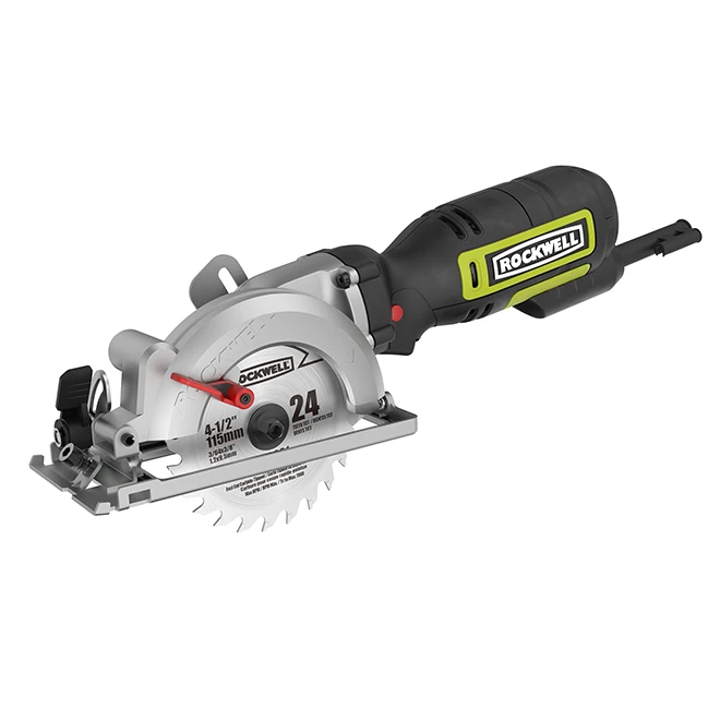 Rockwell 4 1/2-in Corded Circular Saw With Steel Shoe - 5-Amp Motor - 3500 RPM - Slim-Grip Design 1 Rockwell 4 1/2-in Corded Circular Saw With Steel Shoe - 5-Amp Motor - 3500 RPM - Slim-Grip Design