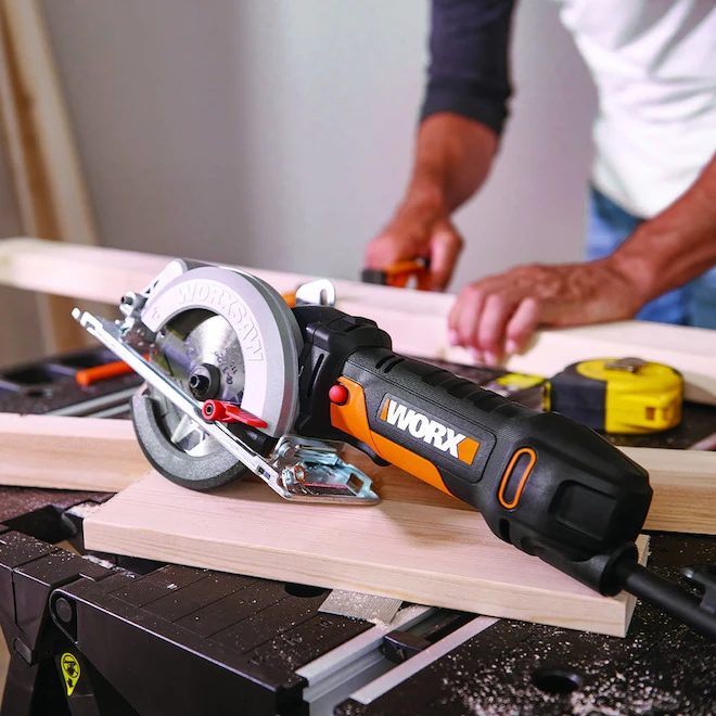 Worx Compact Circular Saw, 4 1/2 In 4 Worx Compact Circular Saw, 4 1/2 In - Image 4