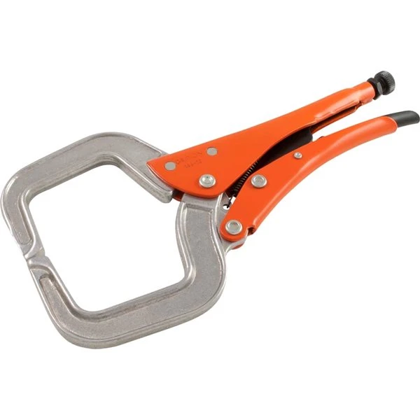 Grip-on 12-in Aluminum Alloy Welding Locking C-Clamp Pliers 1 Grip-on 12-in Aluminum Alloy Welding Locking C-Clamp Pliers