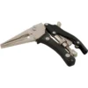 Grip-on 8-in Electrical Long Nose Locking Pliers With Ergonomic Grip