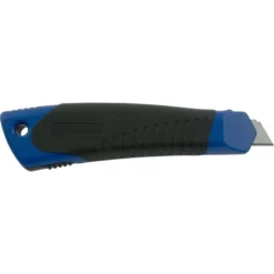 Gray Tools 18 mm Retractable Heavy-Duty Snap-Off Utility Knife With Blade Storage