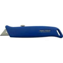 Gray Tools 18 mm Retractable Trimming Knife With Blade Storage