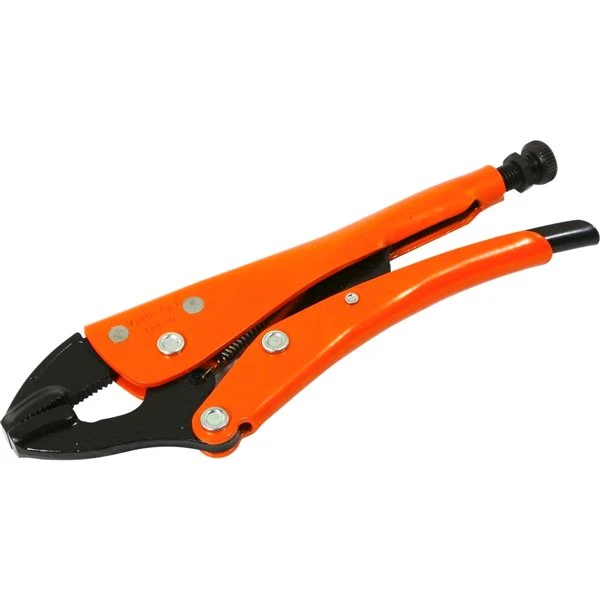 Grip-on 10-in Welding Curved Jaw Locking Pliers With Groovy Grip 1 Grip-on 10-in Welding Curved Jaw Locking Pliers With Groovy Grip