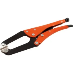 Grip-on 10-in Welding Locking C-Clamp Pliers With Self-Levelling Jaw