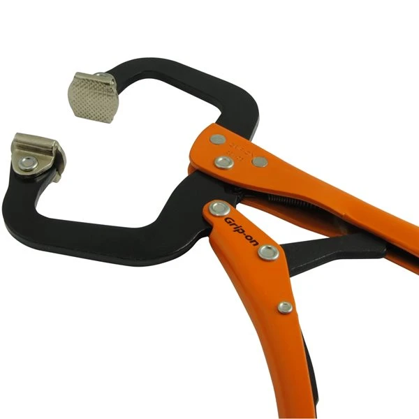 Grip-on 6-in Welding C-Clamp With Swivel Pad Locking Pliers 3 Grip-on 6-in Welding C-Clamp With Swivel Pad Locking Pliers - Image 3