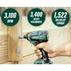 Metabo HPT 18 V 1/4-in Variable Speed Brushless Cordless Impact Driver (2-Batteries) 9 Metabo HPT 18 V 1/4-in Variable Speed Brushless Cordless Impact Driver (2-Batteries) -ToolPro Sales Store 330959573 AlternateImage4 l