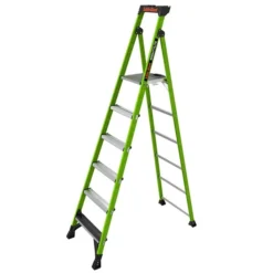 Little Giant Ladder Systems Mightylite™ 2.0 8-ft Fibreglass Type 1AA - 375 Lb Capacity Step Ladder With Ground Cue™ -ToolPro Sales Store 331016214 MainImage 001 l