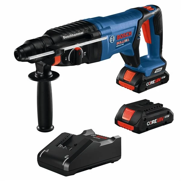 Bosch Bulldog 2 Batteries 18 V 1-in SDS-Plus Rotary Hammer Kit 5 Bosch Bulldog 2 Batteries 18 V 1-in SDS-Plus Rotary Hammer Kit - Image 5