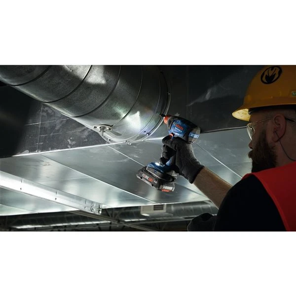 Bosch Connected-Ready 18V 1/4-in And 1/2-in Brushless Cordless Impact Driver/Wrench (2 Batteries Included) 2 Bosch Connected-Ready 18V 1/4-in And 1/2-in Brushless Cordless Impact Driver/Wrench (2 Batteries Included) - Image 2