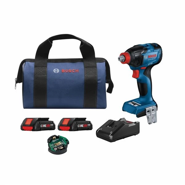 Bosch Connected-Ready 18V 1/4-in And 1/2-in Brushless Cordless Impact Driver/Wrench (2 Batteries Included) 1 Bosch Connected-Ready 18V 1/4-in And 1/2-in Brushless Cordless Impact Driver/Wrench (2 Batteries Included)