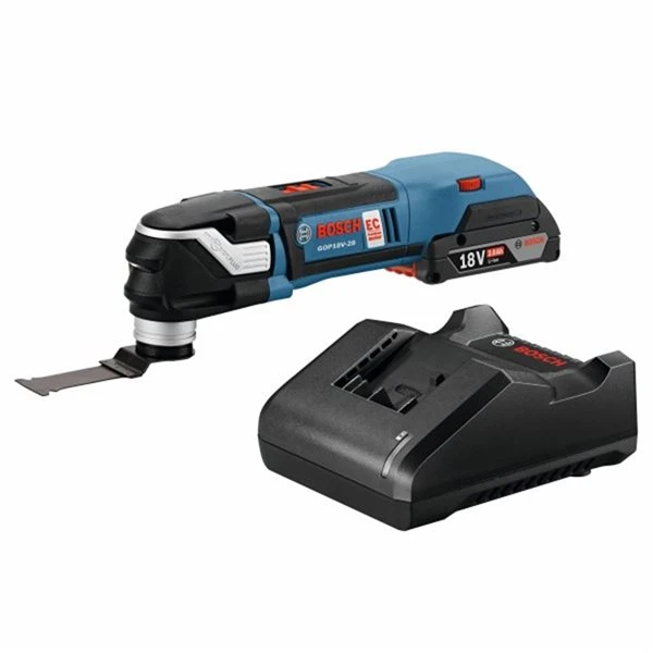 Bosch StarlockPlus 18V Brushless Oscillating Multi-Tool (1 Battery And 1 Charger Included) 2 Bosch StarlockPlus 18V Brushless Oscillating Multi-Tool (1 Battery And 1 Charger Included) - Image 2