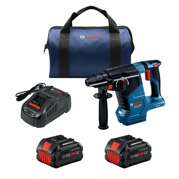 Bosch Bulldog 18V Brushless SDS-Plus 1-in Cordless Rotary Hammer (2 Batteries And 1 Charger Included) 1 Bosch Bulldog 18V Brushless SDS-Plus 1-in Cordless Rotary Hammer (2 Batteries And 1 Charger Included)