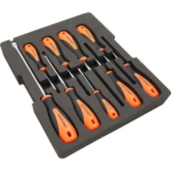 Dynamic Tools 10-Piece Assorted Screwdriver Set With Foam Tool Organizer -ToolPro Sales Store 332016318 AlternateImage1 l