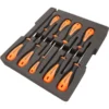 Dynamic Tools 10-Piece Assorted Screwdriver Set With Foam Tool Organizer