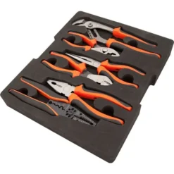 Dynamic Tools 7-Piece Pliers And Wire Stripper Set With Foam Tool Organizer -ToolPro Sales Store 332016319 MainImage 001 l