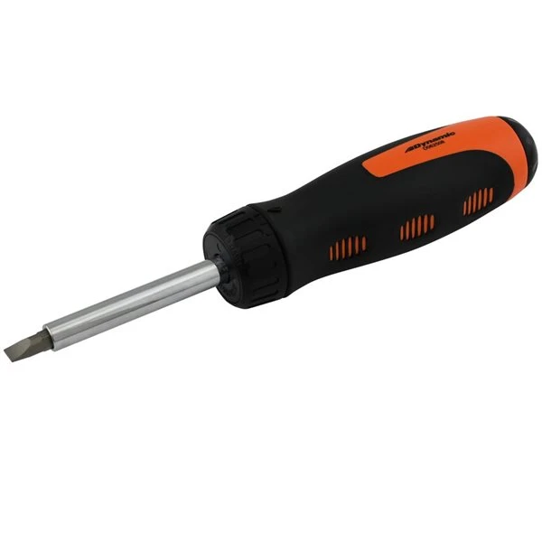 Dynamic Tools 13-Piece Ratcheting Screwdriver Set, 12 Bits 1 Dynamic Tools 13-Piece Ratcheting Screwdriver Set, 12 Bits