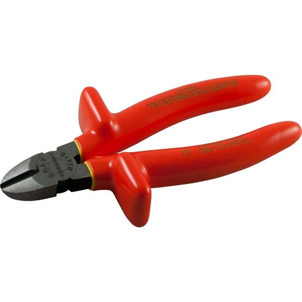 Gray Tools 6-1/2-in Side Cutting, Diamond Slim Nose Pliers, Insulated 1 Gray Tools 6-1/2-in Side Cutting, Diamond Slim Nose Pliers, Insulated