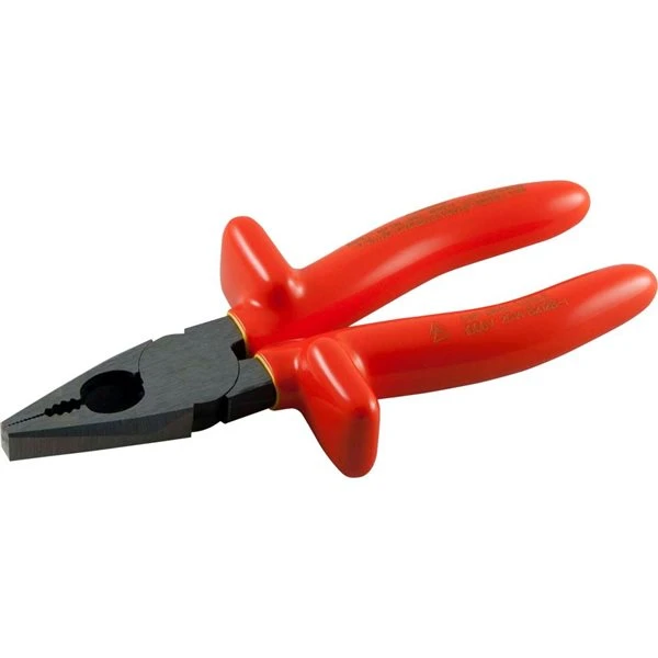 Gray Tools 7" Lineman's Combination Plier, With Cutter, 1000V Insulated 2 Gray Tools 7" Lineman's Combination Plier, With Cutter, 1000V Insulated - Image 2