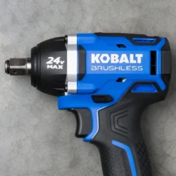 Kobalt 24-V Max Cordless Impact Wrench - 1/2-in - Black And Blue - Brushless Motor - Bare Tool Without Battery -ToolPro Sales Store 45595050c L