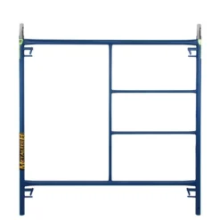 Metaltech Scaffold Frame With Coupling Pins And Spring Locks - Blue - Steel - 5-ft X 5-ft