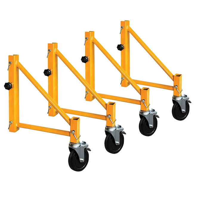 MetalTech Scaffold Outriggers - Yellow - Set Of 4 - 24 1/4-in H 1 MetalTech Scaffold Outriggers - Yellow - Set Of 4 - 24 1/4-in H
