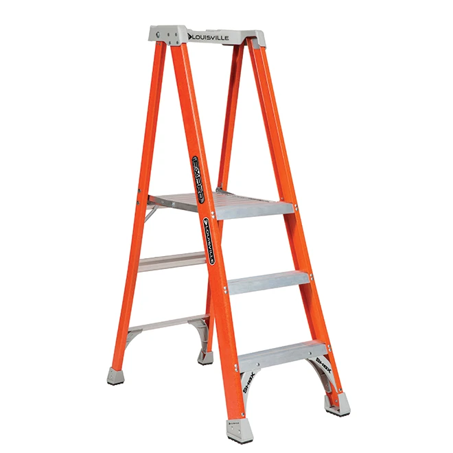 Eagle Platform Ladder - Fibreglass - Orange - CSA Type IA - 3-ft H - Platform 1 Eagle Platform Ladder - Fibreglass - Orange - CSA Type IA - 3-ft H - Platform