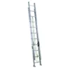 Louisville Louisville Ladder 20 Ft Aluminum Extension Ladder, Load Capacity 225 Lbs. Type II Duty Rating