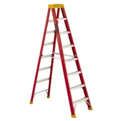 Louisville Ladder 8 Ft Fiberglass Step Ladder, Load Capacity 300 Lbs. Type IA Duty Rating
