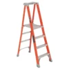 Louisville Ladder 4 Ft Fiberglass Pinnacle Platform Ladder, Load Capacity 300 Lbs. Type IA Duty Rating
