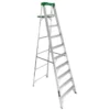 Louisville Ladder 10 Ft Aluminum Step Ladder With Pail Tray, Load Capacity 225 Lbs. Type II Duty Rating