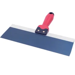 Spring Steel Blade Taping Knife - 6" X 3" - Blue And Red