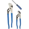Channellock Tongue And Groove Pliers Set - Permalock Fastener - High Carbon Steel - Right Angle