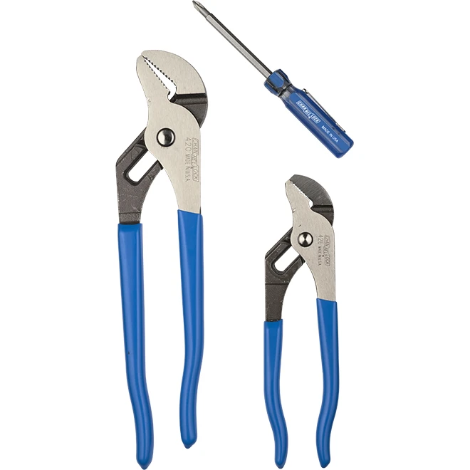 Channellock Tongue And Groove Pliers Set - Permalock Fastener - High Carbon Steel - Right Angle 1 Channellock Tongue And Groove Pliers Set - Permalock Fastener - High Carbon Steel - Right Angle
